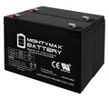 Mighty Max Battery 6V 12AH F2 Replacement Battery for Lithonia ELB0612A - 2PK MAX3967815